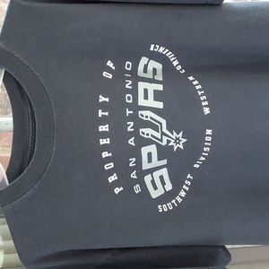 NBA SPURS T-SHIRT Size Large 100% Cotton